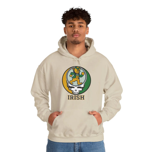 Grateful Dead - Irish Dancing Leprechaun Stealie Unisex Heavy Blend™ Hooded Sweatshirt - StealieShop