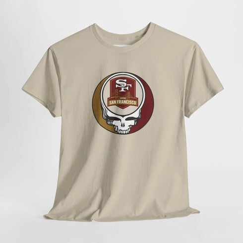 Grateful Dead - San Francisco 49ers Grateful Dead Steal Your Face T-Shirt - NFL - StealieShop