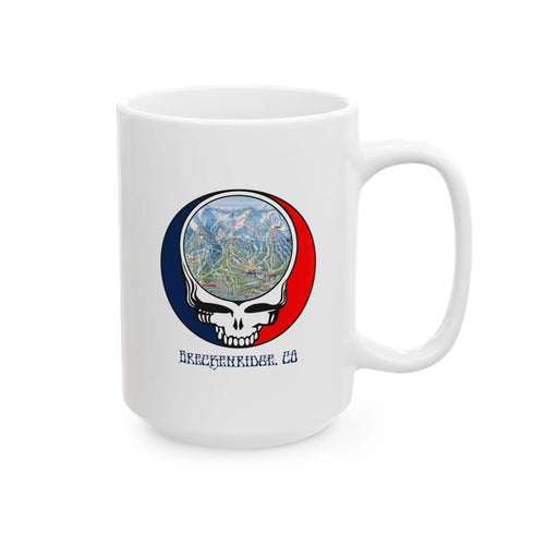 Breckenridge Trail Map Stealie 15oz Ceramic Mug