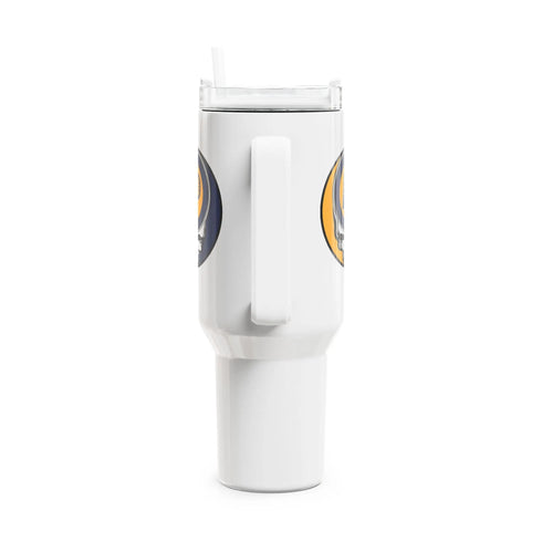 Grateful Dead - Indiana Pacers Stealie "Fat Man" Tumbler, Double Insulated 40oz Travel Mug - StealieShop
