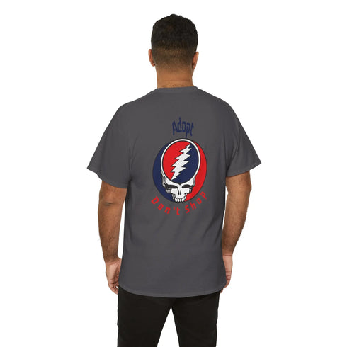 Grateful Dead - Grateful Dogs | Adopt Don't Shop Stealie Grateful Dead T-Shirt - StealieShop