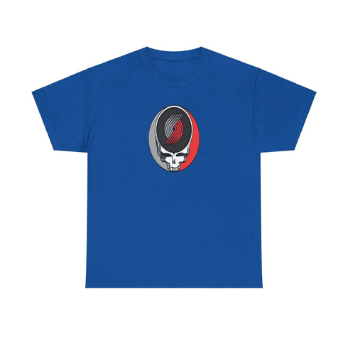 Portland Trailblazers Grateful Dead T-Shirt - NBA - StealieShop