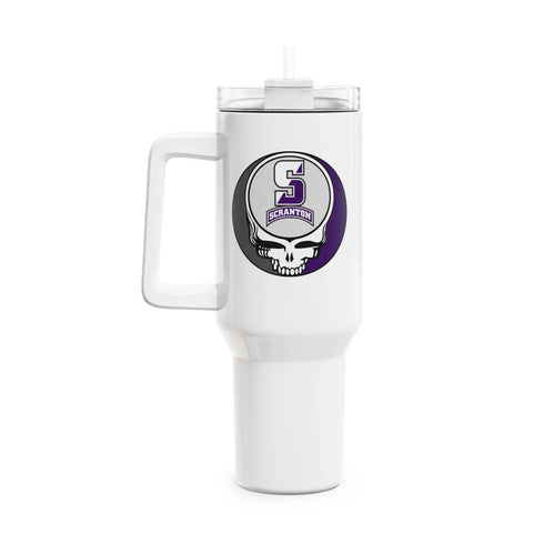Grateful Dead - University of Scranton Stealie "Fat Man" Tumbler, Double Insulated 40oz Travel Mug - StealieShop