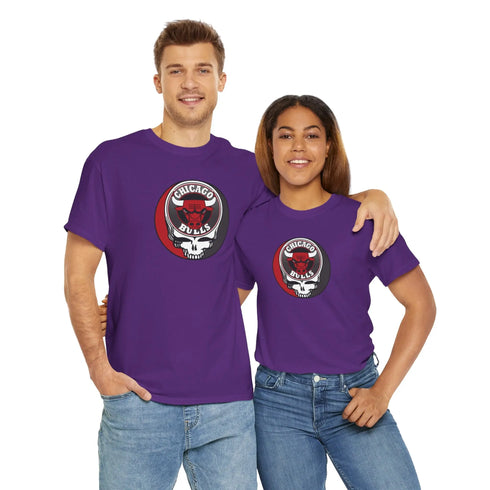 Chicago Bulls Grateful Dead Tee StealieShop