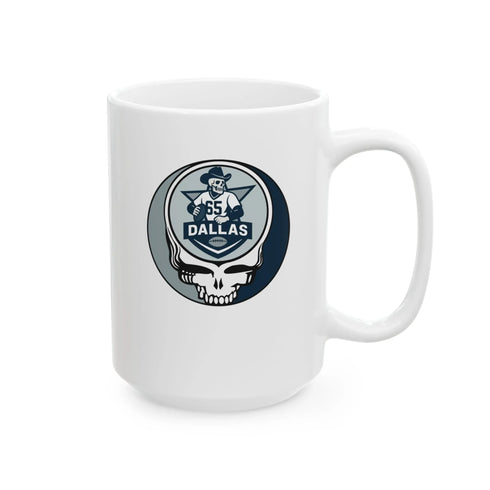 Grateful Dead - Dallas Cowboys Stealie Ceramic Coffee Mug - NFL - StealieShop