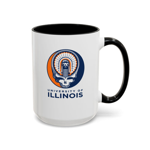 Grateful Dead - Chief Illiniwek Grateful Dead Stealie Coffee Mug - StealieShop