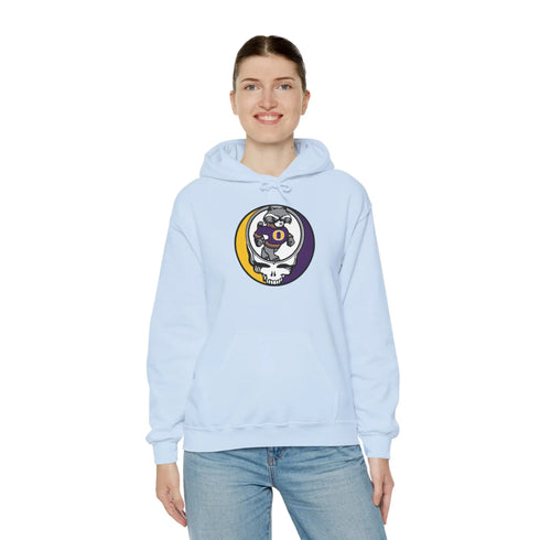 Grateful Dead - Oconomowoc High School - Raccoons Stealie Unisex Heavy Blend Hoodie - StealieShop