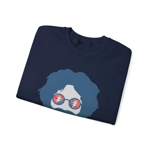 Grateful Dead - Jerry | Life is dead. Crewneck Sweatshirt - StealieShop