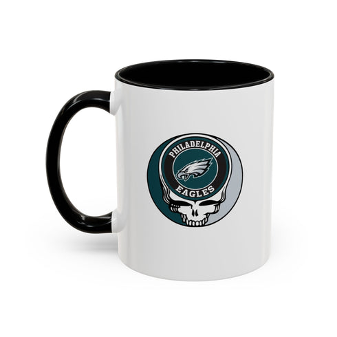 Grateful Dead - The Gridiron Collection: Philadelphia Eagles Grateful Dead Stealie Coffee Mug - StealieShop