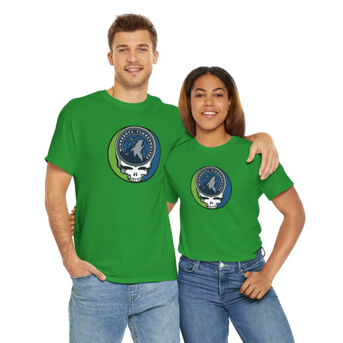 Grateful Dead - Minnesota Timberwolves Grateful Dead Steal Your Face T-Shirt - NBA - StealieShop