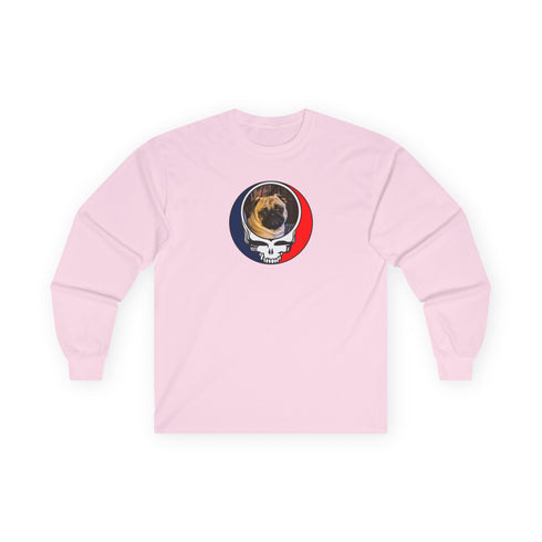 Custom Dog Stealie Grateful Dead Long Sleeve Tee (91)