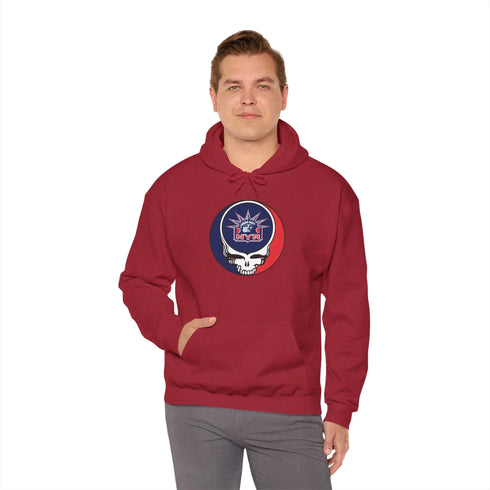 New York Rangers Grateful Dead Unisex Heavy Blend Hoodie StealieShop