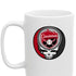 Grateful Dead - The Ballpark Collection: Cincinnati Baseball Edition Stealie Ceramic Mug - MLB - StealieShop