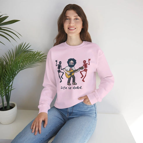 Grateful Dead - Jarry's Jammin' | Life is dead. Crewneck Sweatshirt - StealieShop