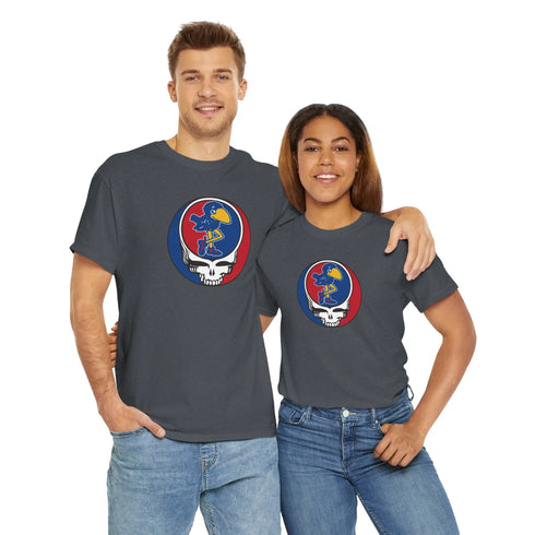Kansas Jayhawks University Grateful Dead T-Shirt StealieShop