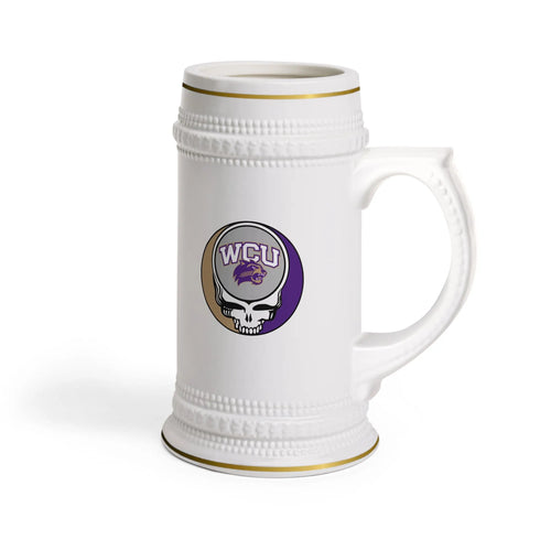 Western Carolina University Grateful Dead Stealie Beer Stein Mug - StealieShop