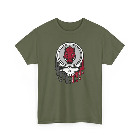 Arkansas Razorbacks Grateful Dead T-Shirt StealieShop