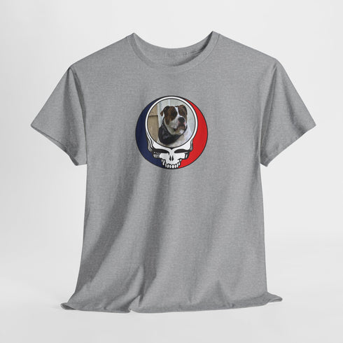 Custom Dog Stealie Unisex Grateful Dead T-Shirt (111)