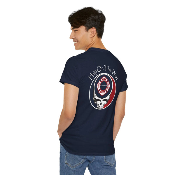 Elizabeth Fire Department Grateful Dead T-Shirt StealieShop