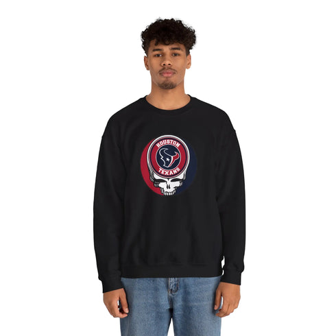 Grateful Dead - Copy of Cleveland Browns Grateful Dead Stealie Crewneck Sweatshirt - StealieShop
