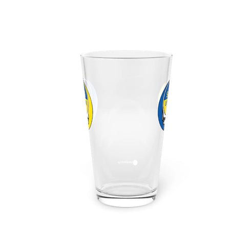Slava Ukraini Stealie Pint Glass, 16oz Printify