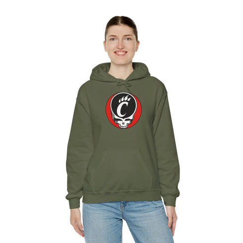 Grateful Dead - University of Cincinnati Grateful Dead Unisex Heavy Blend Hoodie - StealieShop