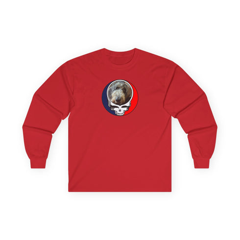 Custom Dog Stealie Grateful Dead Long Sleeve Tee (153)