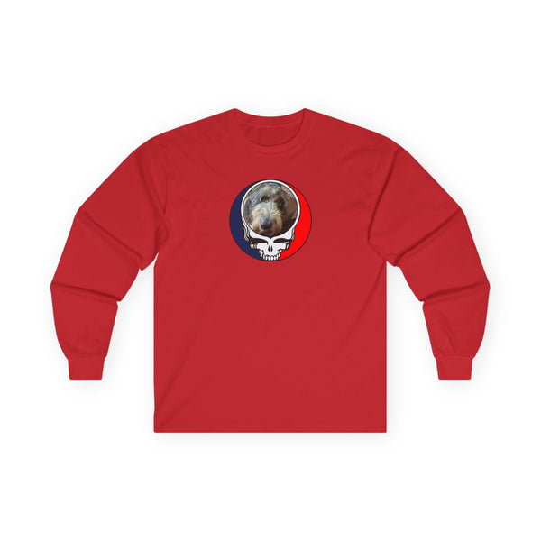Custom Dog Stealie Grateful Dead Long Sleeve Tee (153)