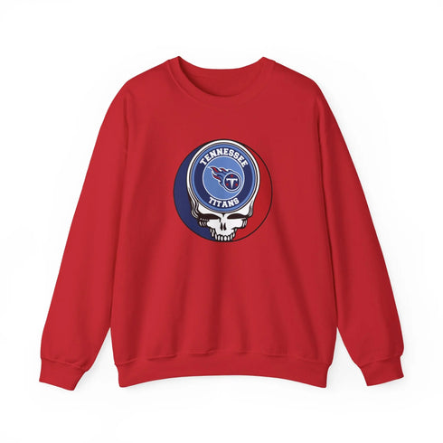 Grateful Dead - Tennessee Titans Grateful Dead Stealie Crewneck Sweatshirt - StealieShop