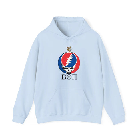 Beta Theta Pi Grateful Dead Hoodie - Hooded Sweatshirt - StealieShop