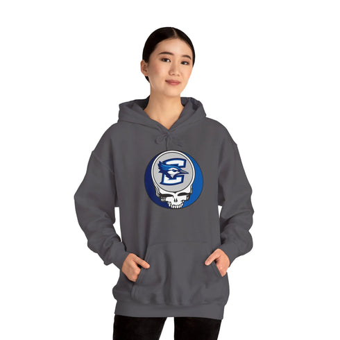 Creighton University Grateful Dead Unisex Heavy Blend Hoodie - StealieShop