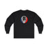 Custom Dog Stealie Grateful Dead Long Sleeve Tee (120)