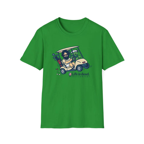 Grateful Dead - Joy Ridin' Jerry and The Bear Life is dead. Golf Company T-Shirt - StealieShop