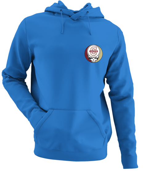 University of Charleston - Premium Grateful Dead Left Chest Hoodie - Royal