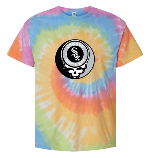 Chicago White Sox Stealie Tie-Dye Grateful Dead T-Shirt