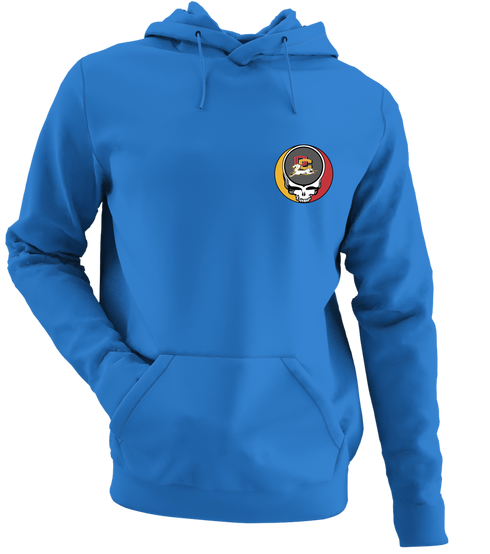 Oberlin - Premium Grateful Dead Left Chest Hoodie - Heather Royal - 5
