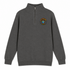 Grateful Dad Hand - Life is dead.® - Premium Grateful Dead Quarter-Zip Pullover - Charcoal - 5