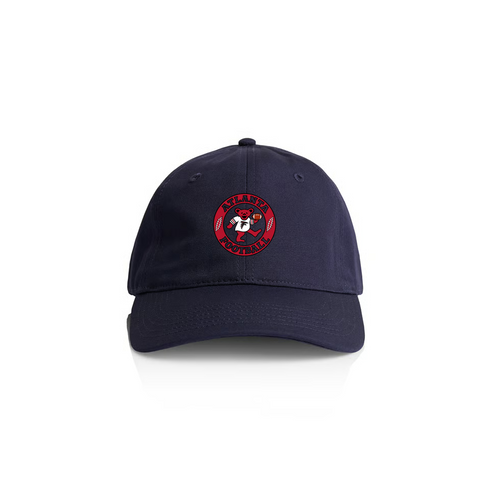 Atlanta Football Dancing Bear Stealie Dad Hat - Navy