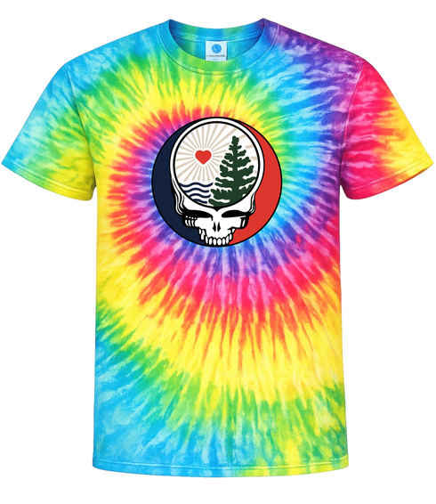 1435 - Custom Stealie Tie-Dye