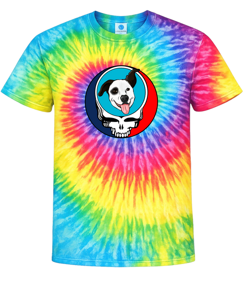 1593 - Custom Stealie Tie-Dye