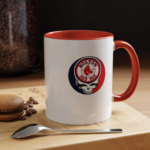 Boston Red Sox Grateful Dead Coffee Mug Printify
