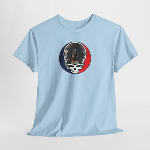 Custom Dog Stealie Unisex Grateful Dead T-Shirt (128)