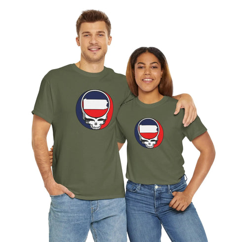 Pennsylvania Map Stealie Grateful Dead T-Shirt