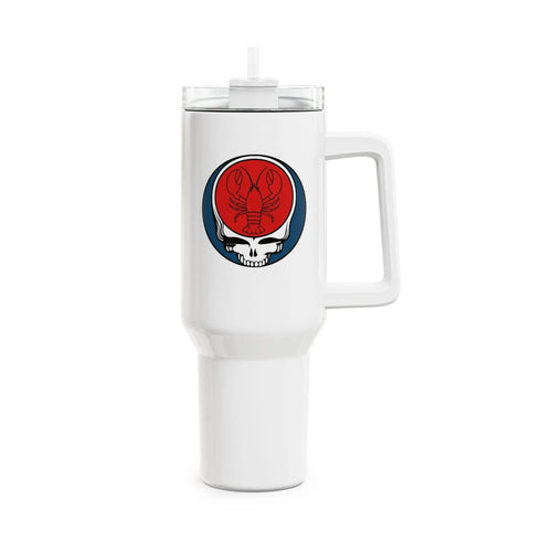 Grateful Dead - Steal Your Lobster "Fat Man" Tumbler, Double Insulated 40oz Travel Mug - StealieShop