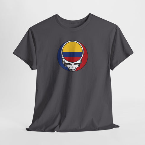 Colombia Flag Stealie Unisex Grateful Dead T-Shirt