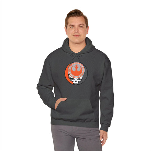 Grateful Dead - Star Wars Rebel Alliance Grateful Dead Unisex Heavy Blend Hoodie - StealieShop