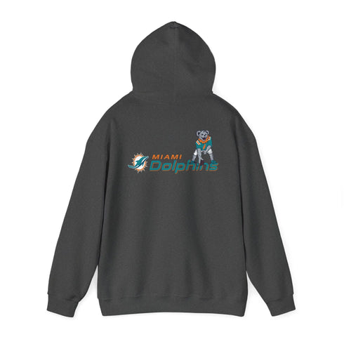 Miami Dolphins Dancing Bear Unisex Hoodie - NFL - StealieShop