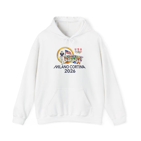 Opening Ceremony" Jerry and The Bears 2026 Milano Cortina Olympics Unisex Heavy Blend Grateful Dead Hoodie