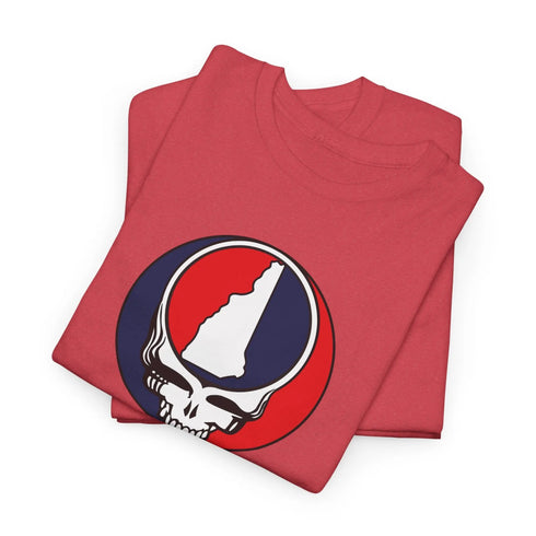New Hampshire Map Stealie Grateful Dead T-Shirt