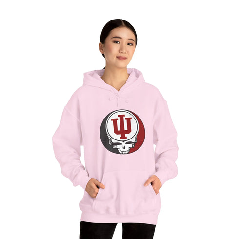 Indiana University Grateful Dead Steal Your Face Unisex Hoodie StealieShop